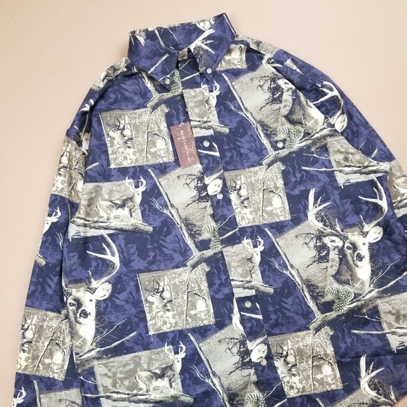 NWT Woodland Trail Deers Forest Wilderness All Ove - Picture 8 of 8